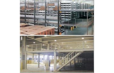 La estantería industrial atormenta - el piso de entresuelo, estantes de acero de la estantería, metro cuadrado 1000kg/