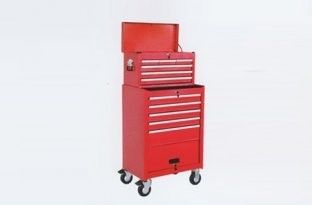 Pecho superior de cajón portátil rojo 6 &amp; 5 cajón O.8 - gabinete de rodillos de pecho 1.0 herramienta de acero
