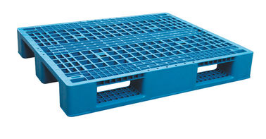 Plataformas plásticas apilables y rackable recicladas de alta calidad con 3 barras horizontales