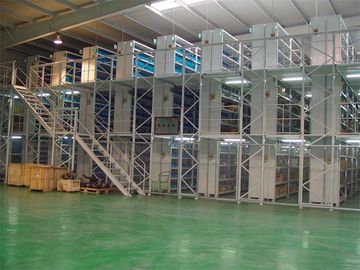 sistema de acero del tormento del cargo del entresuelo flojo de la acción con 2 - 3 suelan capacidad gris y grande