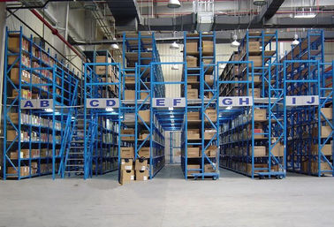 Sistemas 150 del suelo del entresuelo de la operación manual - el estante multi de la capa 500KG atormenta