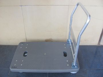 carretilla plástica plegable de los centros logísticos con azul/el gris, capacidad 150kg