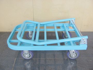 equipos plegables del almacén de la carretilla del tubo de acero para el supermercado, fábrica
